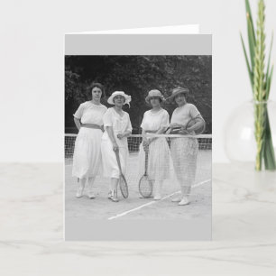 Tennis-Mode der 1920er Karte