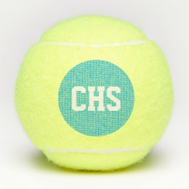 Tennis Monogram INITIALS Sportnetz Liebe Game Tennisbälle