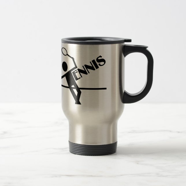 Tennis mug - choisir style & personnaliser (Droit)