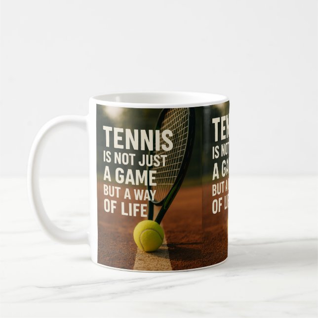 Tennis, nicht nur ein Spiel Kaffeetasse (Links)