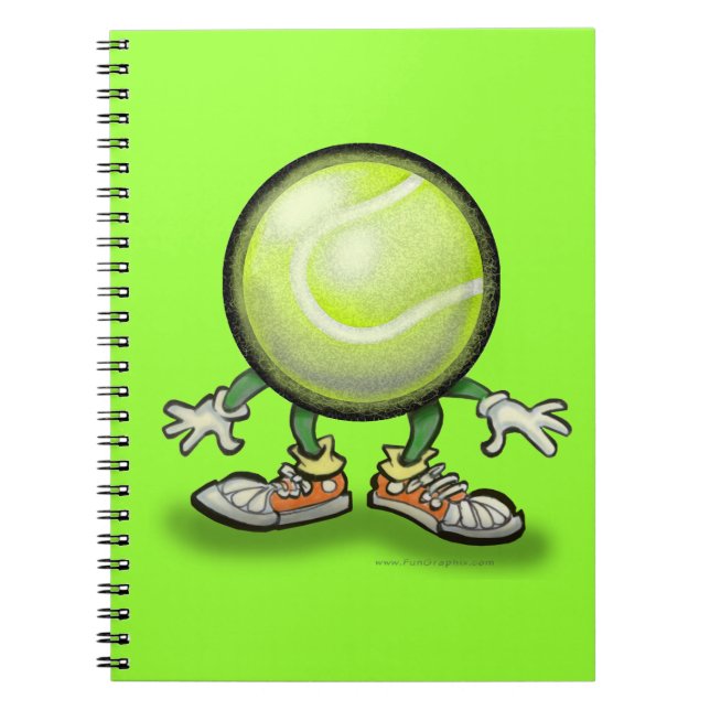 Tennis Notizblock (Vorderseite)