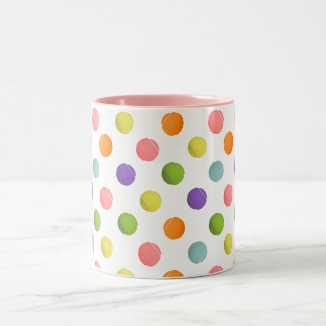 Tennis Novelty Zweifarbige Tasse (Mittel)