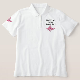 Tennis Nummer 1 Mama Rosa Monogramm