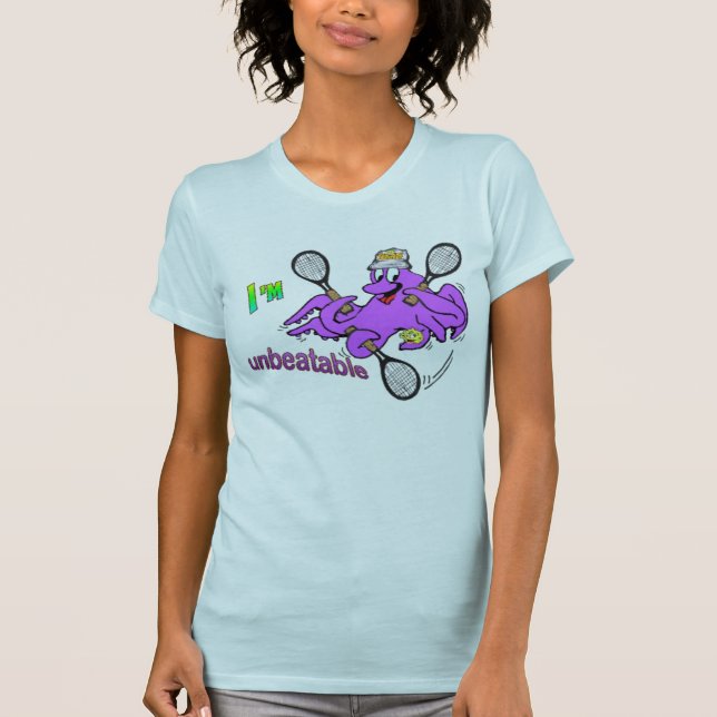 Tennis Octopus Femen Vêtements T-shirt (Devant)