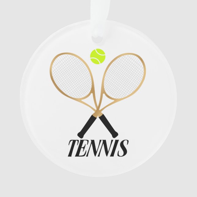 Tennis Ornament (Vorderseite)
