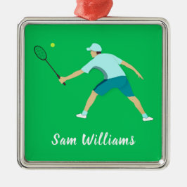 Tennis Ornament Aus Metall