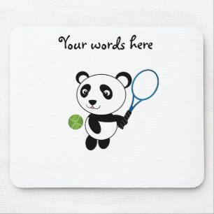 Tennis-Panda Mousepad