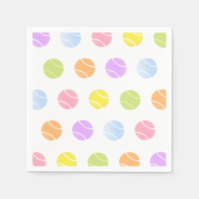 Tennis Paper Napkins Serviette (Vorderseite)