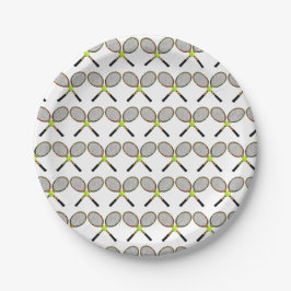 Tennis-PapierTeller Pappteller