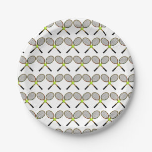 Tennis-PapierTeller Pappteller