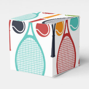 Tennis-Party-Kasten für Tennis-Dekorationen Geschenkschachtel