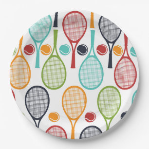 Tennis-Party liefert Tennis-Dekorationen Pappteller