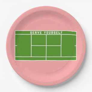 Tennis-Party Pappteller
