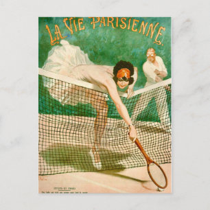Tennis Party Postkarte