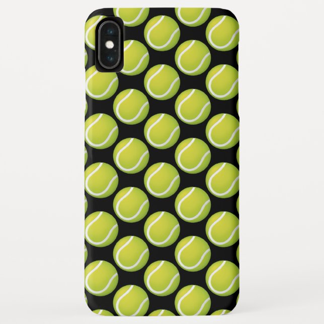Tennis Pattern | Coole Sportgeschenke Case-Mate iPhone Hülle (Rückseite)