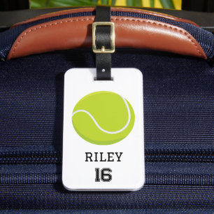Tennis Personalisiert Custom Team Bag-Geschenk Gepäckanhänger