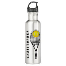 Tennis Personalisiert Name oder Monogramm Trinkflasche