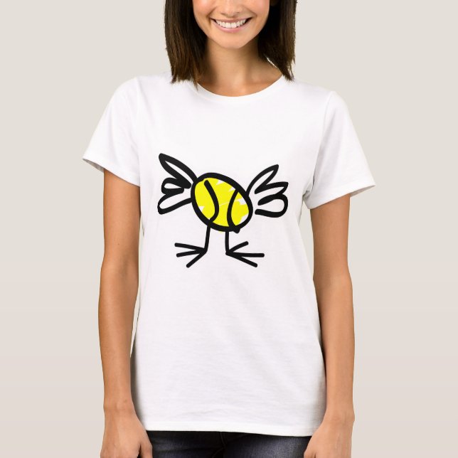 Tennis Personnalisé Chick Tops et Tshirts (Devant)
