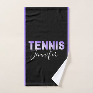 Tennis Personnalisé Girls Nom Purple Ombre Texte