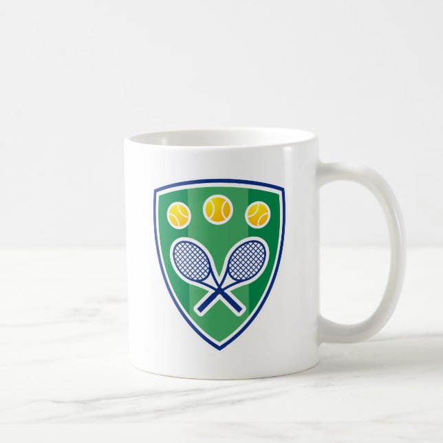 Tennis personnalisé tasse à café (Droite)