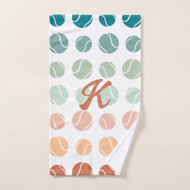 Tennis Personnalisé tendance Terracotta (Serviette à main)