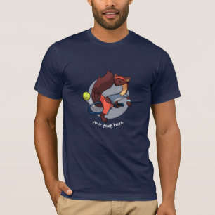 Tennis Pine Parco Tassino Cartoon T-Shirt
