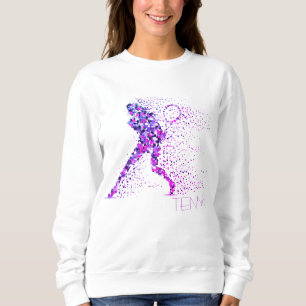 Tennis Pink Pixels Sweatshirt