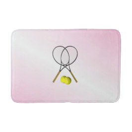 Tennis Pink Sports Badematte