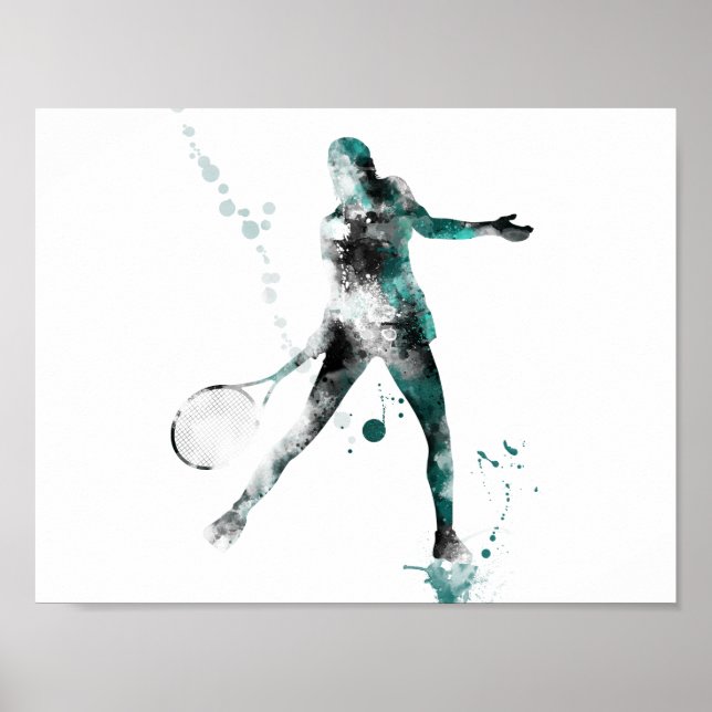 TENNIS PLAYER 3 - Poster (Vorne)