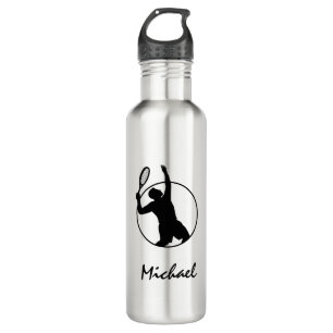 Tennis Player Coach Athlete Personalisiert Edelstahlflasche