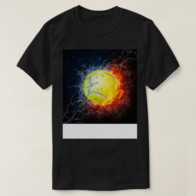 Tennis Player Coach Team Turnier T-Shirt (Design vorne)