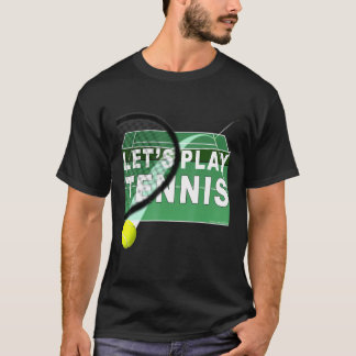 Tennis Player-Geschenk T-Shirt