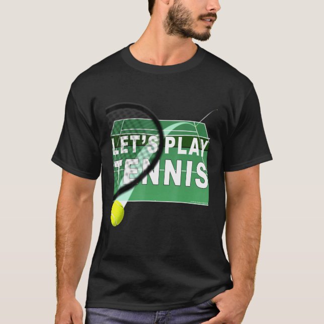 Tennis Player-Geschenk T-Shirt (Vorderseite)