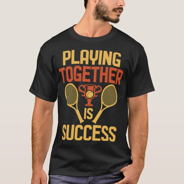 Tennis Player Gift Tennis Team funny tennis hobby  T-Shirt (Vorderseite)