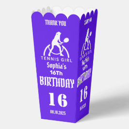 Tennis Player Girl, Birthday Girl Fevor Box Geschenkschachtel