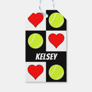 Tennis Player Individuelle Name oder Text-Geschenk Geschenkanhänger