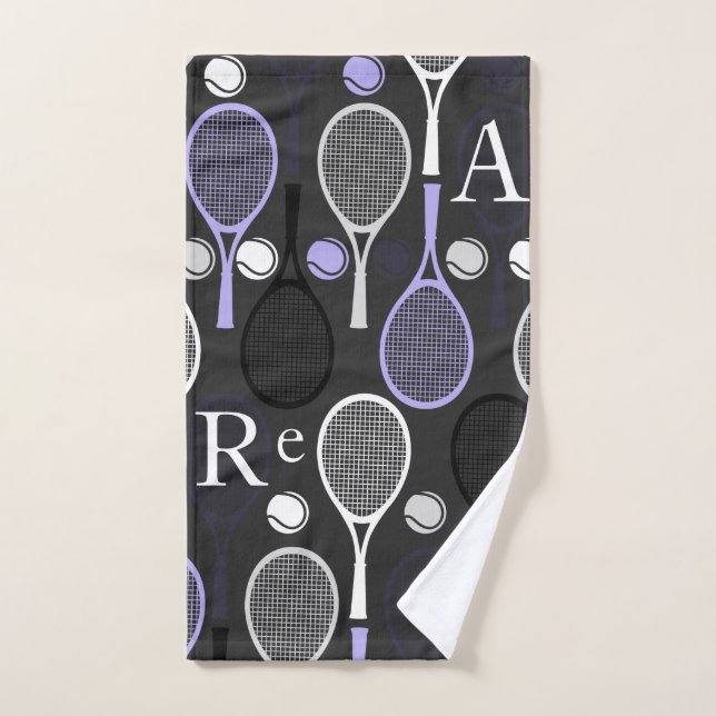Tennis Player Name Briefe Personalisiert Sport Tea Handtuch (Handtuch)