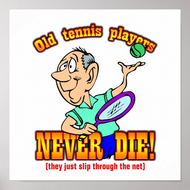 Tennis Players Poster (Vorne)