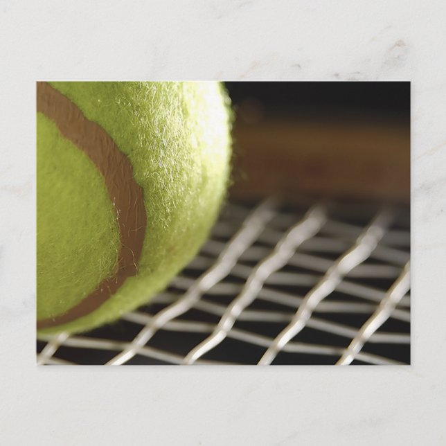 Tennis Postkarte (Vorderseite)