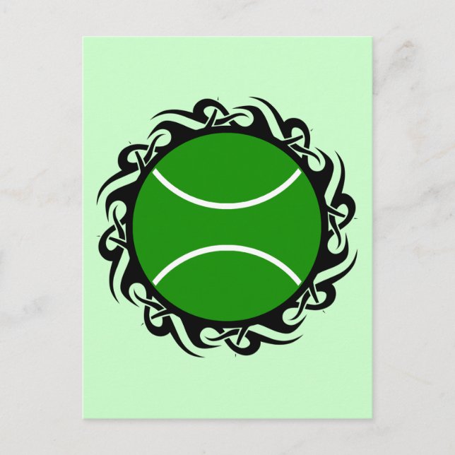 Tennis. Postkarte (Vorderseite)