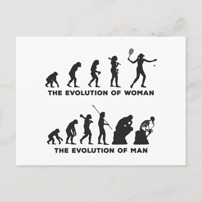 Tennis Postkarte (Vorderseite)