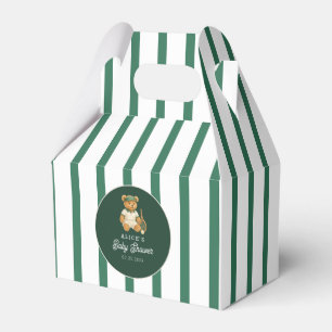 Tennis Preppy Bear Baby Dusche Geschenkschachtel