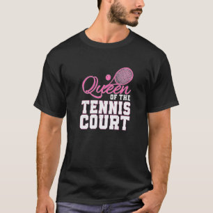 Tennis Queen Racket Sport für einen sportlichen Sp T-Shirt