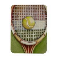 Tennis-Racket mit Ball-Lay vor Gericht
