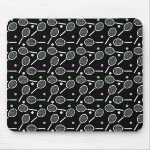 Tennis Racket Pattern Mousepad
