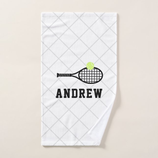 Tennis Racket Personalisiert Sport Handtuch (Handtuch)