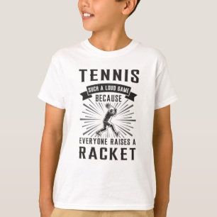 Tennis Racket Spieler Match Sport Funny Gift Idee T-Shirt