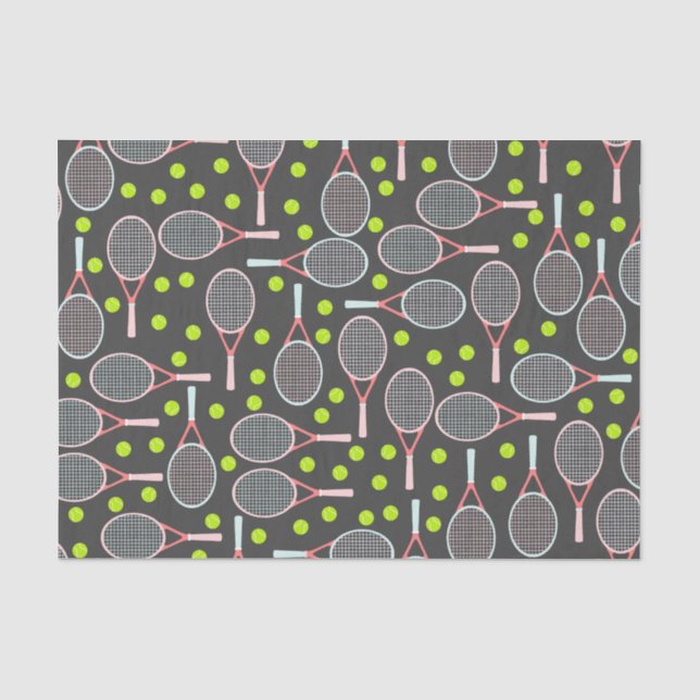 Tennis Racket Tissue Seidenpapier (Vorderseite)