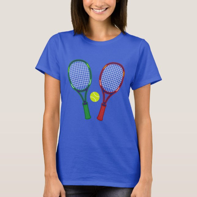 Tennis-Rackets & Ball T-Shirt (Vorderseite)