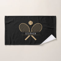 Tennis-Rackets und Namenssport